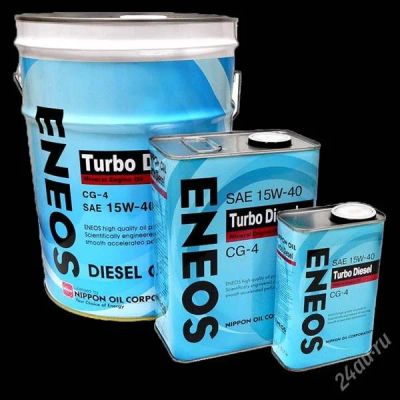Лот: 2099624. Фото: 1. ENEOS Turbo Diesel SAE15w40 CG-4... Масла, жидкости