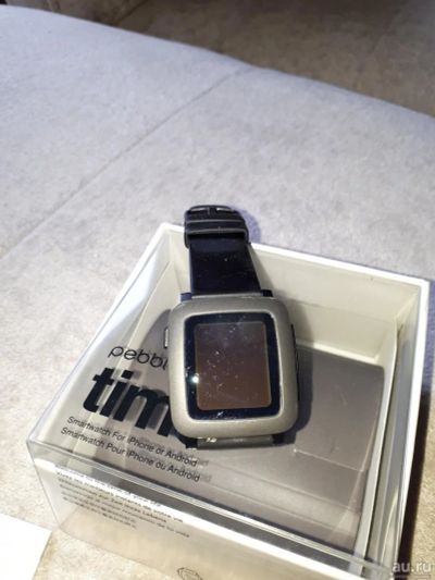 Лот: 9587093. Фото: 1. Pebble Time смарт часы для iphone... Смарт-часы, фитнес-браслеты, аксессуары