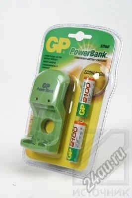 Лот: 5548552. Фото: 1. Зарядное устройство GP PB360GS210-UE2... Аккумуляторы, зарядные