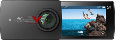 Лот: 13400344. Фото: 1. Xiaomi Yi 4K Экшн Камера (черныи... Экшн камеры