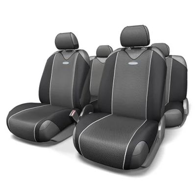 Лот: 5489280. Фото: 1. Чехлы-«майки» Carbon CRB-802 GY. Чехлы, коврики, оплетки руля