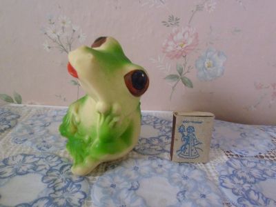 Лот: 14359767. Фото: 1. Игрушка резиновая Царевна Лягушка... Игрушки для купания