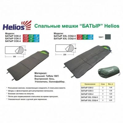 Лот: 15652199. Фото: 1. Спальный мешок Батыр XXL СОШ-4... Спальные мешки, надувные кровати, коврики туристические
