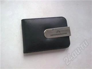 Лот: 55597. Фото: 1. Коженная визитница "БамТоннельСтрой... Красноярск