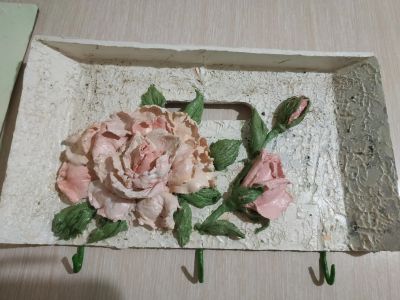 Лот: 16547083. Фото: 1. Панно с крючками для полотенец... Крючки, вешалки