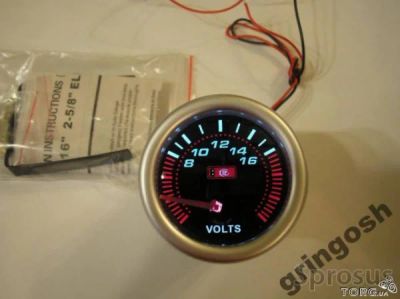 Лот: 4032344. Фото: 1. Датчик Вольтметр KetGauge 60mm. Детали тюнинга