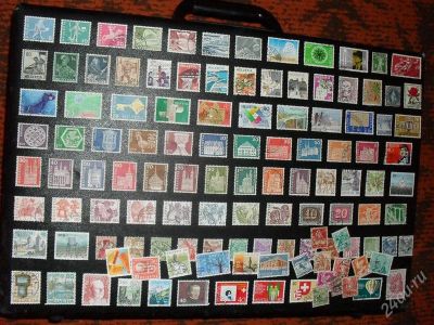 Лот: 993013. Фото: 1. 120 разных марок Швейцарии "История... Марки