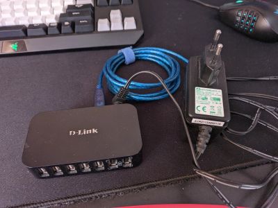 Лот: 22388161. Фото: 1. Usb Hub D-link на 7 портов. USB хабы