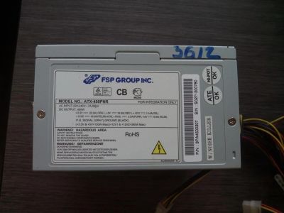 Лот: 10301471. Фото: 1. Блок питания FSP 450 w. Корпуса, блоки питания