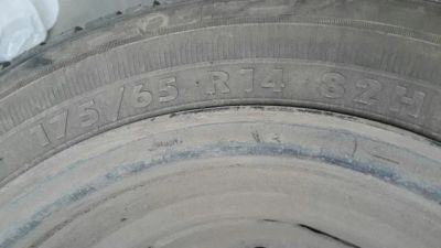 Лот: 6208500. Фото: 1. штампы 4*100 резина AMTEL 175... Шины на дисках