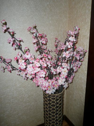 Лот: 7596784. Фото: 1. цветы - сакура - искусственная. Аксессуары