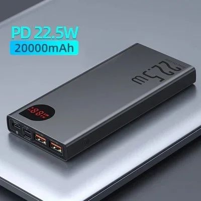 Лот: 11032020. Фото: 1. Powerbank Baseus на 22.5 Вт 20000... Внешние, портативные аккумуляторы для смартфонов (Power bank)