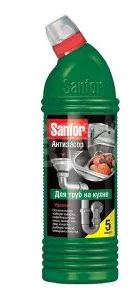 Лот: 21009049. Фото: 1. Средство Sanfor для чистки труб... Бытовая химия