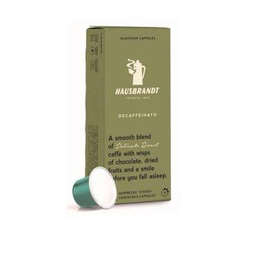 Лот: 18953149. Фото: 1. Кофе в капсулах Hausbrandt Decaffeinated... Чай, кофе, какао