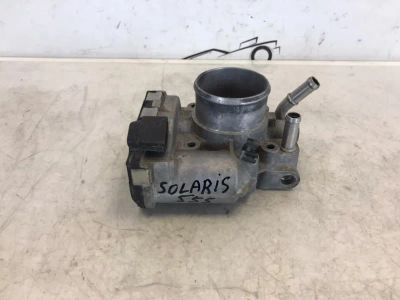 Лот: 21707649. Фото: 1. заслонка дроссельная Hyundai Solaris... Двигатель и элементы двигателя