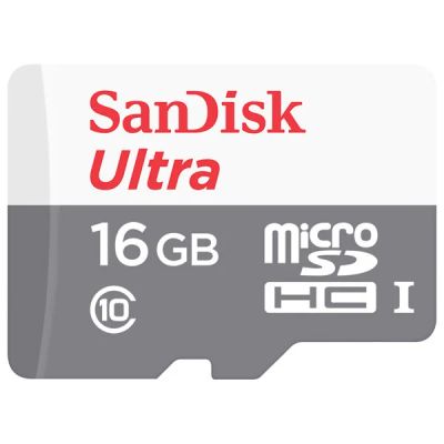 Лот: 10940564. Фото: 1. MicroSD 16 GB SanDisk. Карты памяти