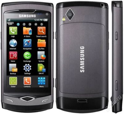 Лот: 1762849. Фото: 1. Samsung S8500 Metallic Black РСТ... Смартфоны