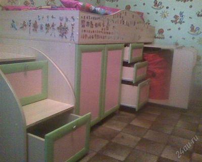 Лот: 2120253. Фото: 1. кровать для девочки. Детские кровати и кроватки