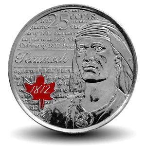 Лот: 7044109. Фото: 1. Монета 25 центов. Канада. 2012г... Америка
