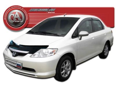 Лот: 4830807. Фото: 1. Дефлектор капота (чёрный) Honda... Детали тюнинга
