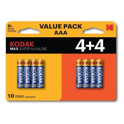 Лот: 24526602. Фото: 1. Батарейки Kodak Max Super Alkaline... Батарейки, аккумуляторы, элементы питания