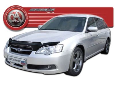 Лот: 4831437. Фото: 1. Дефлектор капота (чёрный) Subaru... Детали тюнинга