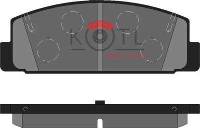 Лот: 19898525. Фото: 1. Тормозные колодки Kotl 3088KT. Тормозная система