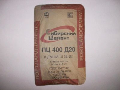 Лот: 2663157. Фото: 1. Цемент М400 (пр-во "Сибирский... Смеси, шпатлевки, цемент