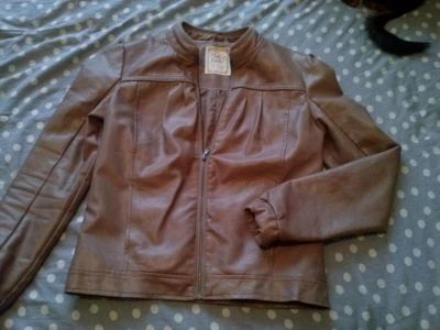 Лот: 4125366. Фото: 1. Куртка кож.зам Pull&Bear. Верхняя одежда