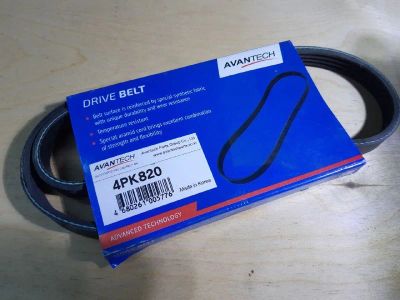 Лот: 15998388. Фото: 1. Ремень ручейковый Avantech 4PK820. Двигатель и элементы двигателя