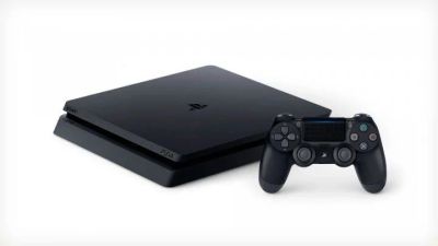 Лот: 17046020. Фото: 1. Ps4 slim 500 gb+много игр. Игровые приставки, консоли