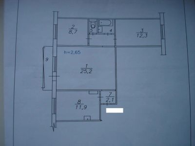 Лот: 3613038. Фото: 1. 3х комнатная квартира в Северном... Квартиры, студии