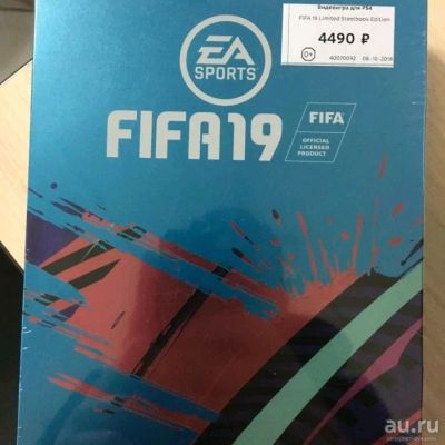 Лот: 13376287. Фото: 1. Fifa 19 steelbook ps4 продажа... Игры для консолей