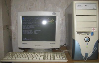 Лот: 526712. Фото: 1. Компьютер P-III 500mhz (SLOT 1... Компьютеры в сборе