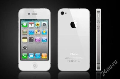 Лот: 1180484. Фото: 1. Apple iPhone 4 16 GB White. Смартфоны