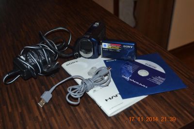 Лот: 4761418. Фото: 1. видеокамера Sony DCR-SX40E Blue. Видеокамеры