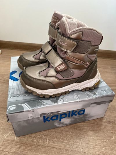 Лот: 23328982. Фото: 1. Ботинки зимние для девочки Kapika... Ботинки
