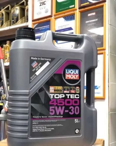 Лот: 20354598. Фото: 1. Liqui moly 5w30 Top tec 4500 5л. Масла, жидкости