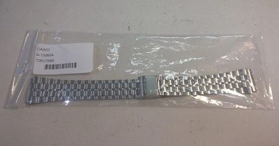 Лот: 16671688. Фото: 1. Браслет часов, сталь Casio A-159... Ремешки, браслеты