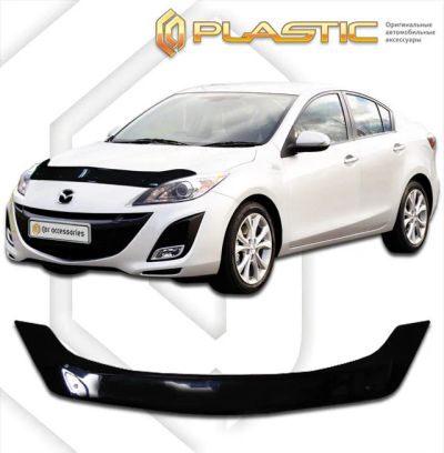 Лот: 13003736. Фото: 1. Дефлектор капота MAZDA 3 2009-2013г. Детали тюнинга