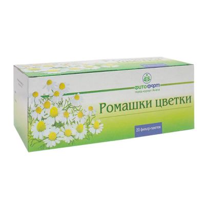 Лот: 25801173. Фото: 1. Ромашка цветки ф п 1,5г №20. Лекарства