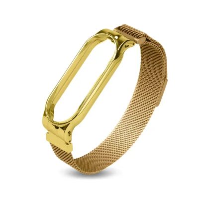 Лот: 17932332. Фото: 1. Ремешок для Mi Band 5 Milanese... Ремешки, браслеты