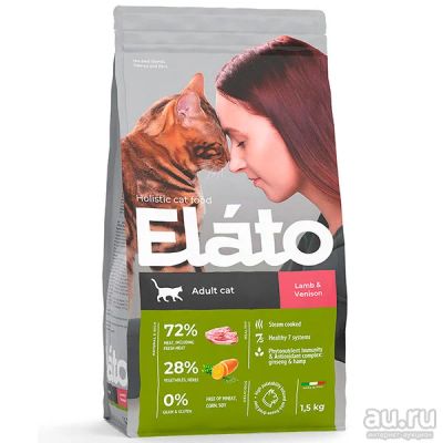 Лот: 18047599. Фото: 1. Elato (Элато) Holistic корм для... Корма