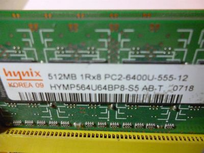 Лот: 3292567. Фото: 1. Память DIMM DDRII 512Mb Hynix... Оперативная память
