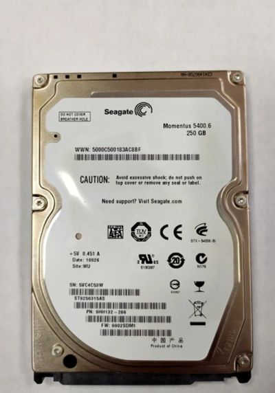 Лот: 17092900. Фото: 1. Жесткий диск 2,5 SATA Seagate... Жёсткие диски (HDD)