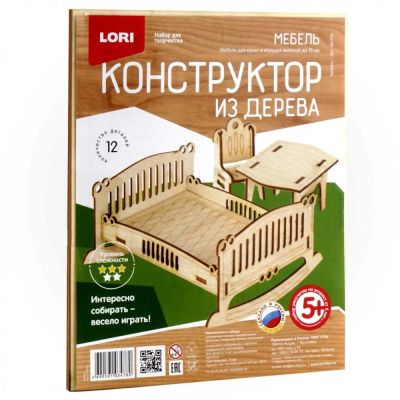 Лот: 16274046. Фото: 1. Конструктор из дерева. Мебель... Конструкторы