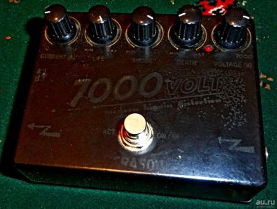 Лот: 9145726. Фото: 1. Педаль yerasov 7000 volt. Гитарные эффекты и комбоусилители