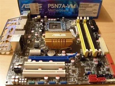 Лот: 2941410. Фото: 1. Материнская плата ASUS P5N7A-VM... Материнские платы