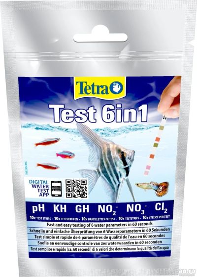 Лот: 15310593. Фото: 1. Tetra Test 6 в 1 GH/KH/NO2/NO3... Оборудование