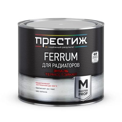 Лот: 24085796. Фото: 1. Эмаль Престиж, Мастер FERRUM... Краски, лаки, растворитель